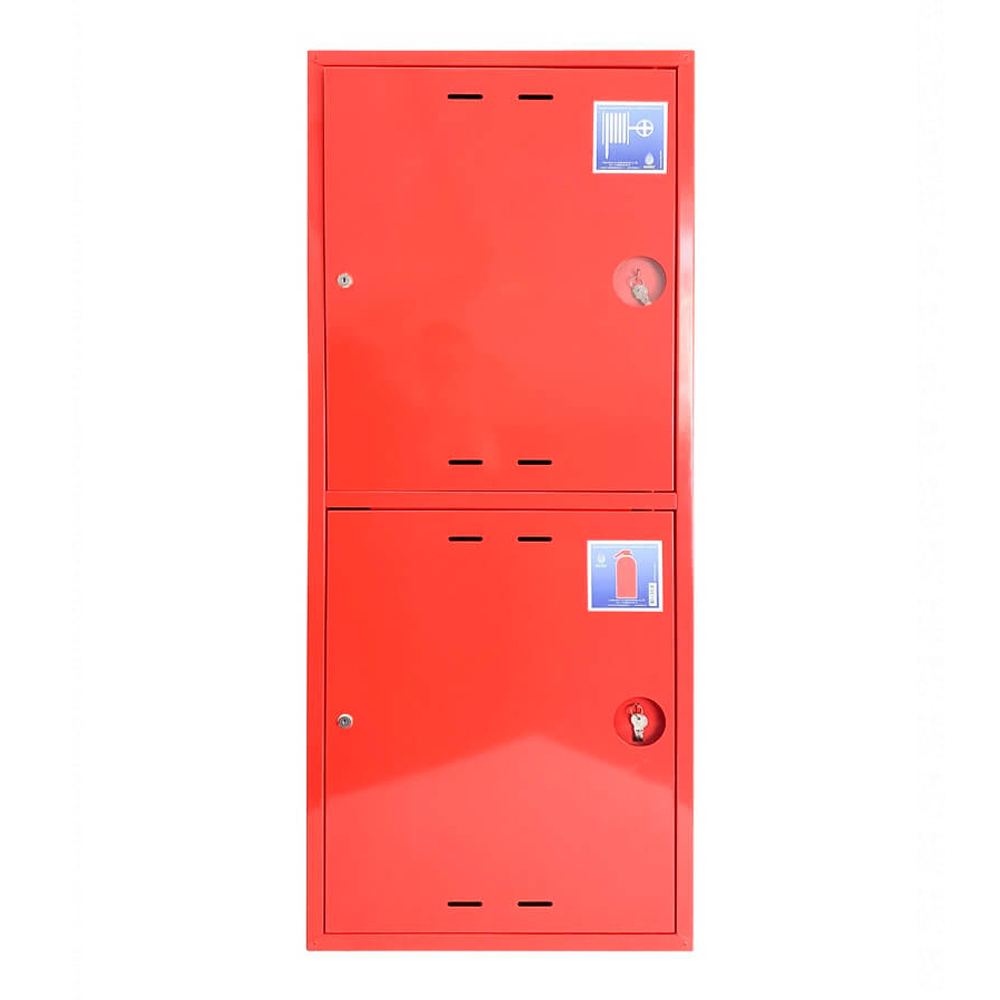 Шкаф пожарный ФАЭКС ШПК 320 НЗК универсальный разборный, навесной, закрытого типа, красный