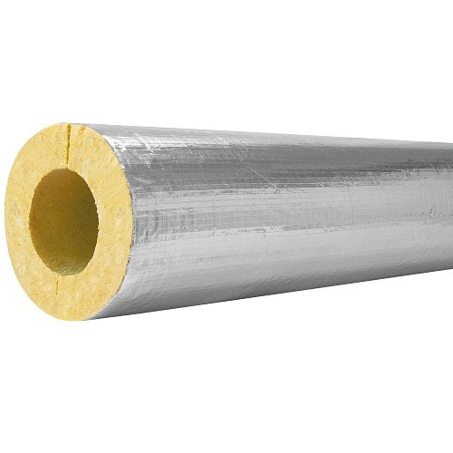 Цилиндр теплоизоляционный K-FLEX K-ROCK ALU 20x034-1 Ду34 материал —  минеральная вата, толщина — 20 мм, длина —1 метр