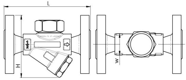 Конденсатоотводчики термодинамические АДЛ Стимакс TM41 Ду15-25 Ру63 dP42 фланцевые, корпус - нержавеющая сталь AISI 304