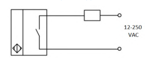 Эскиз Задвижка шиберная ножевая DN.ru GVKN1331E-2W-Fb-2P Ду100 Ру10 межфланцевая, с невыдвижным шпинделем, корпус - чугун GGG-40, уплотнение - EPDM,  с пневмоприводом, пневмораспределителем 4V210-08 220В и индукционными датчиками LJ12A3-4-J/EZ 220B