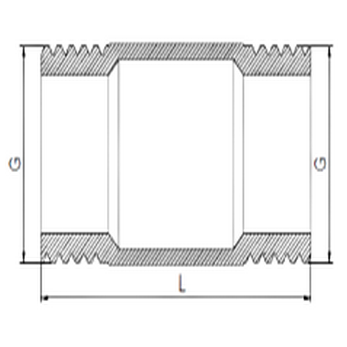 Удлинитель РосТурПласт Ду15 L=40мм внутренняя/наружная резьба, латунный, никелированный