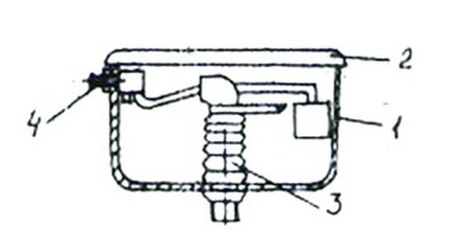 Бачок смывной для унитаза боковой подвод белый, высокорасположенный, боковой подвод, арматура
