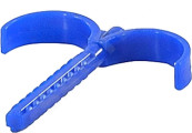 Крюк VALFEX двухсторонний для труб Дн 10-32 в комплекте дюбель 8x80, материал корпуса - пластик