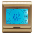 Терморегулятор для теплого пола Menred E91.716 электронный, программируемый, монтаж - скрытый, цвет - золотой