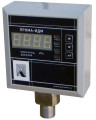 Датчик разности давлений на жидкость ПРОМА ИДМ-016 ДД(Ж)-Р 160, рабочее давление 2.5МПа, штуцерное исполнение  количество выходных реле - 4, напряжение - 24В, диапазон измерений давлений 160-40КПа