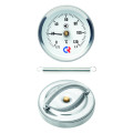 Термометр накладной Росма БТ-30.010 (0-60°C) 2.5 биметаллический коррозионностойкий 63мм, тип БТ-30.010, накладное присоединение, шкала (0-60°C), класс точности 2.5, с пружиной для крепления