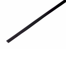 Трубка термоусаживаемая REXANT ТУТ 6/3 мм, длина 1 м, материал - полиолефин, цвет черный