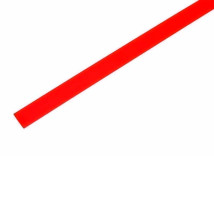 Трубка термоусаживаемая REXANT ТУТ 5/2.5 мм, длина 1 м, материал - полиолефин, цвет красный
